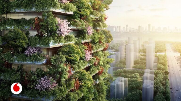 Revolutionary idea: árboles dentro de edificios para una ciudad más sostenible